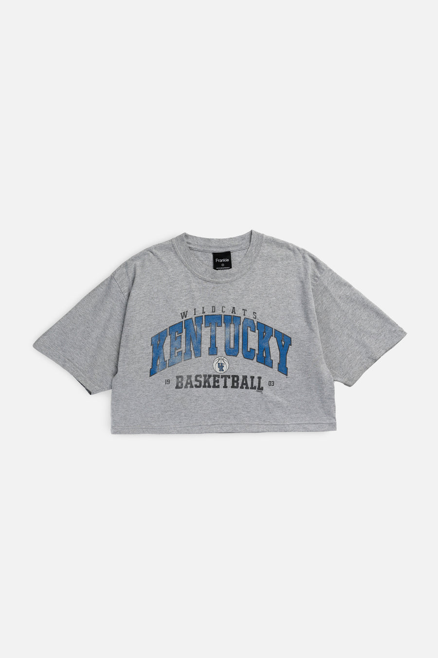 Rework Kentucky Basketball NCAA Crop Tee - M