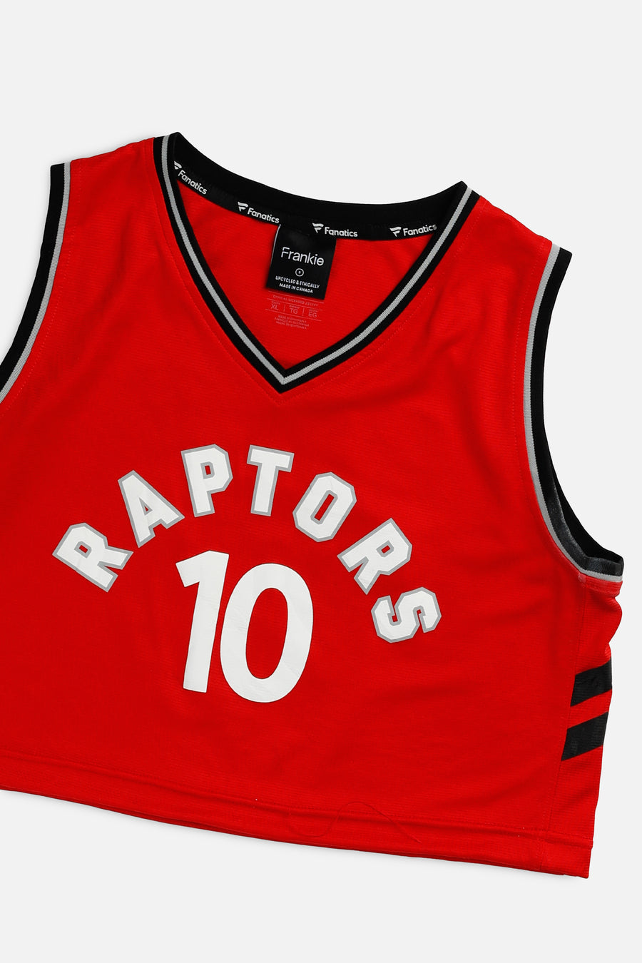 Rework Toronto Raptors NBA Crop Jersey - S