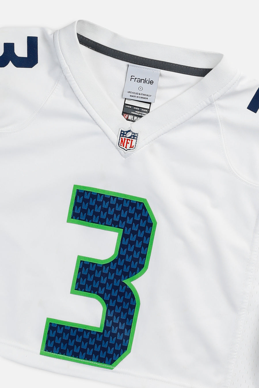 Rework Crop Seattle Seahawks NFL Jersey - S