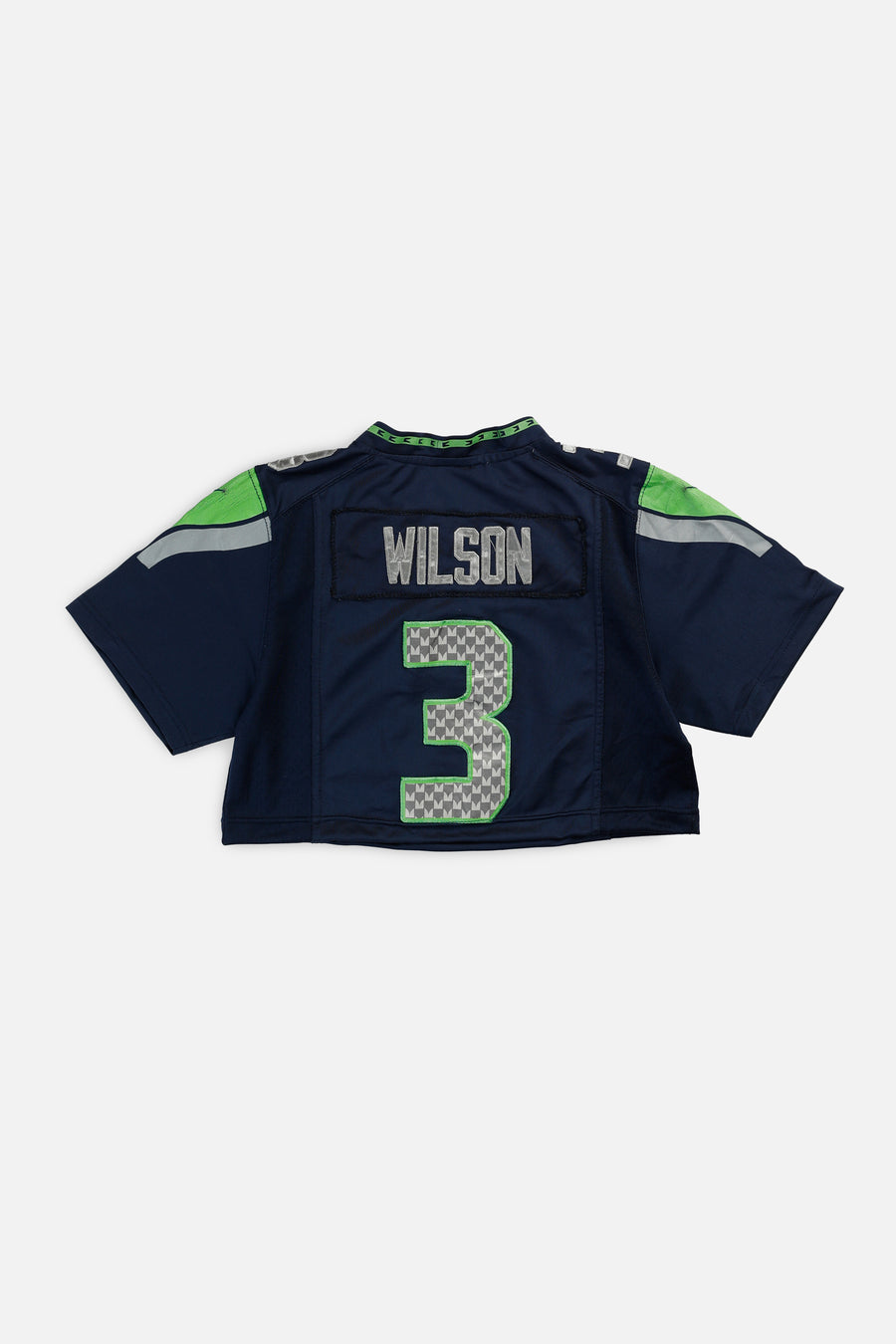 Rework Crop Seattle Seahawks NFL Jersey - XS