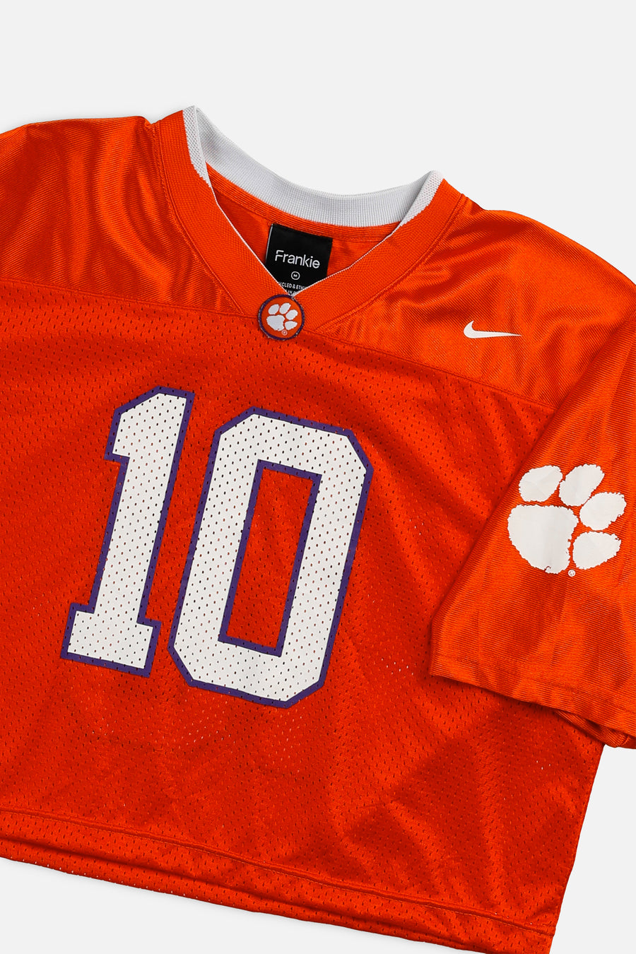 Rework Crop Clemson Tigers NCAA Jersey - M