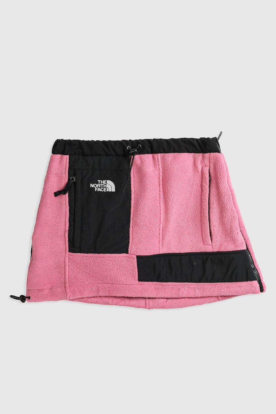 Rework North Face Fleece Mini Skirt - S