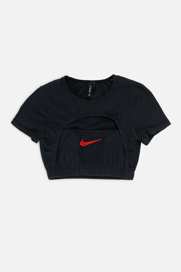 Rework Nike Cut Out Tee - XS