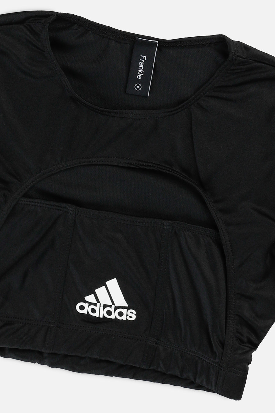 Rework Adidas Cut Out Tee - S