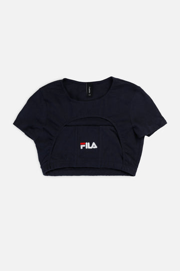 Rework Fila Cut Out Tee - L