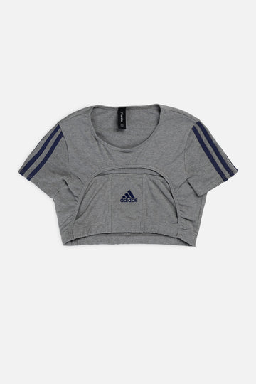 Rework Adidas Cut Out Tee - L