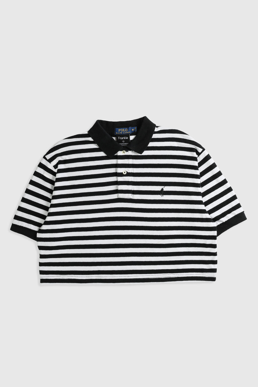 Rework Crop Collared Tee - XL