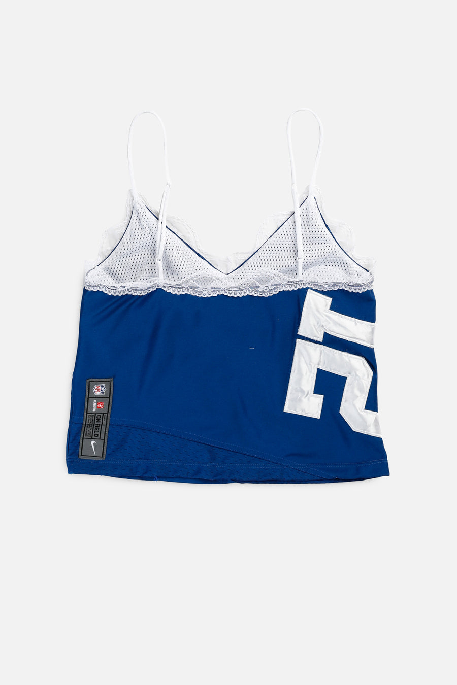 Rework Indianapolis Colts NFL Lace Tank - S