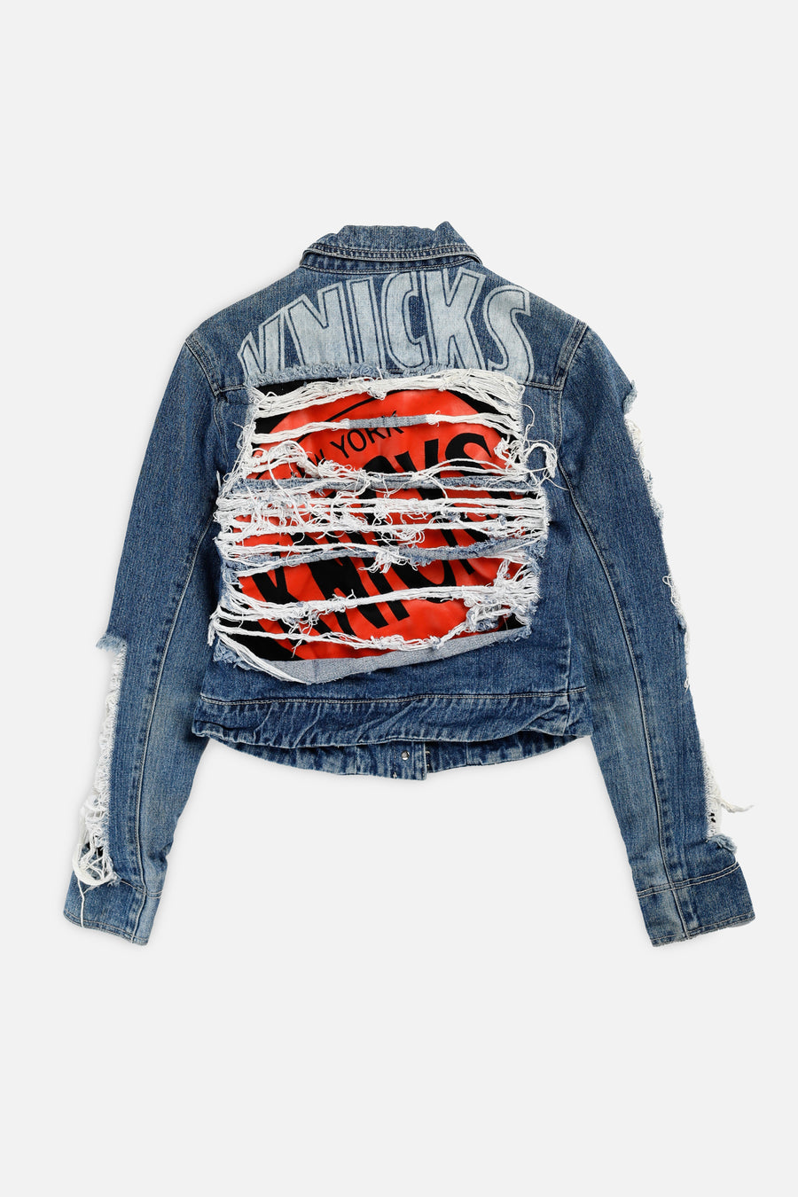 Vintage NY Knicks NBA Denim Jacket - Women's S