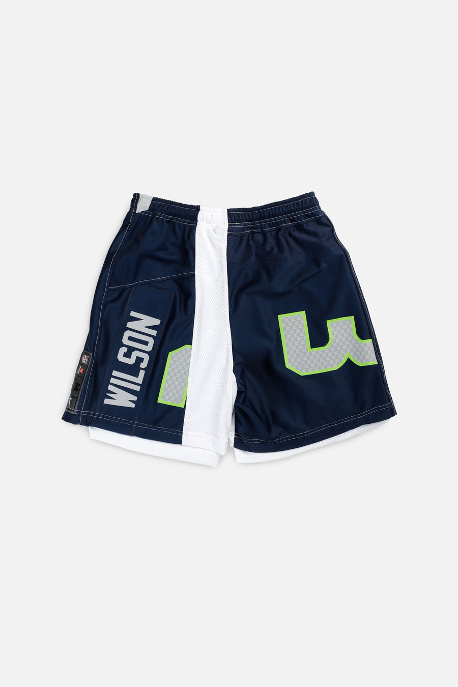 Unisex Rework Seattle Seahawks NFL Jersey Shorts - L