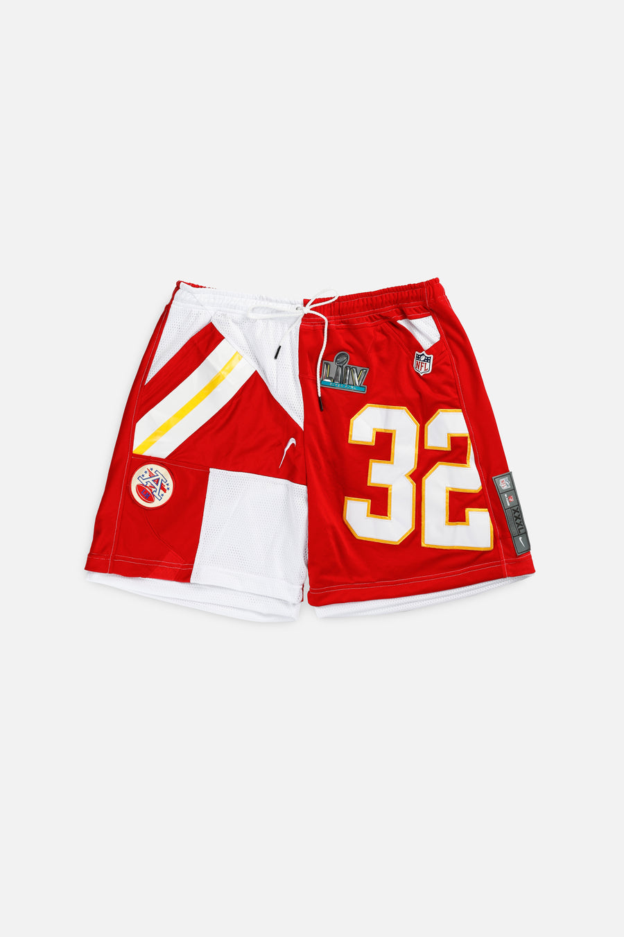 Unisex Rework Kansas City Chiefs NFL Jersey Shorts - XXL