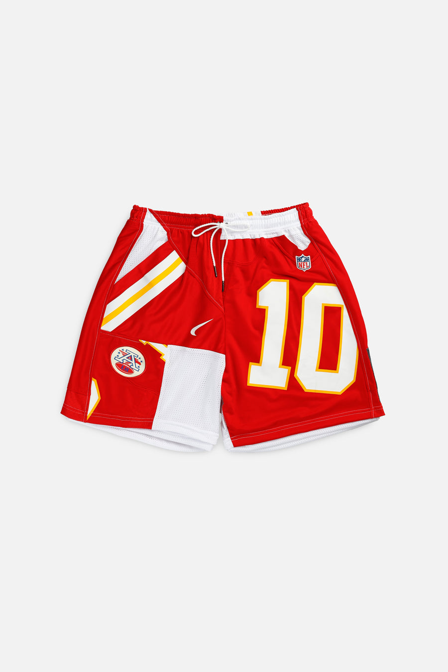 Unisex Rework Kansas City Chiefs NFL Jersey Shorts - L