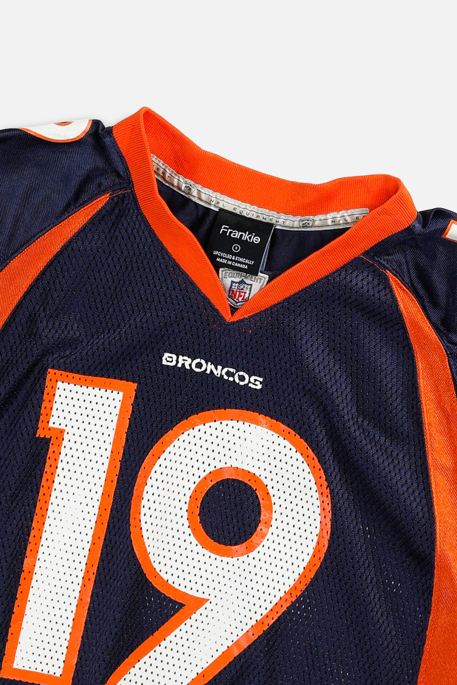 Rework Crop Denver Broncos NFL Jersey - S