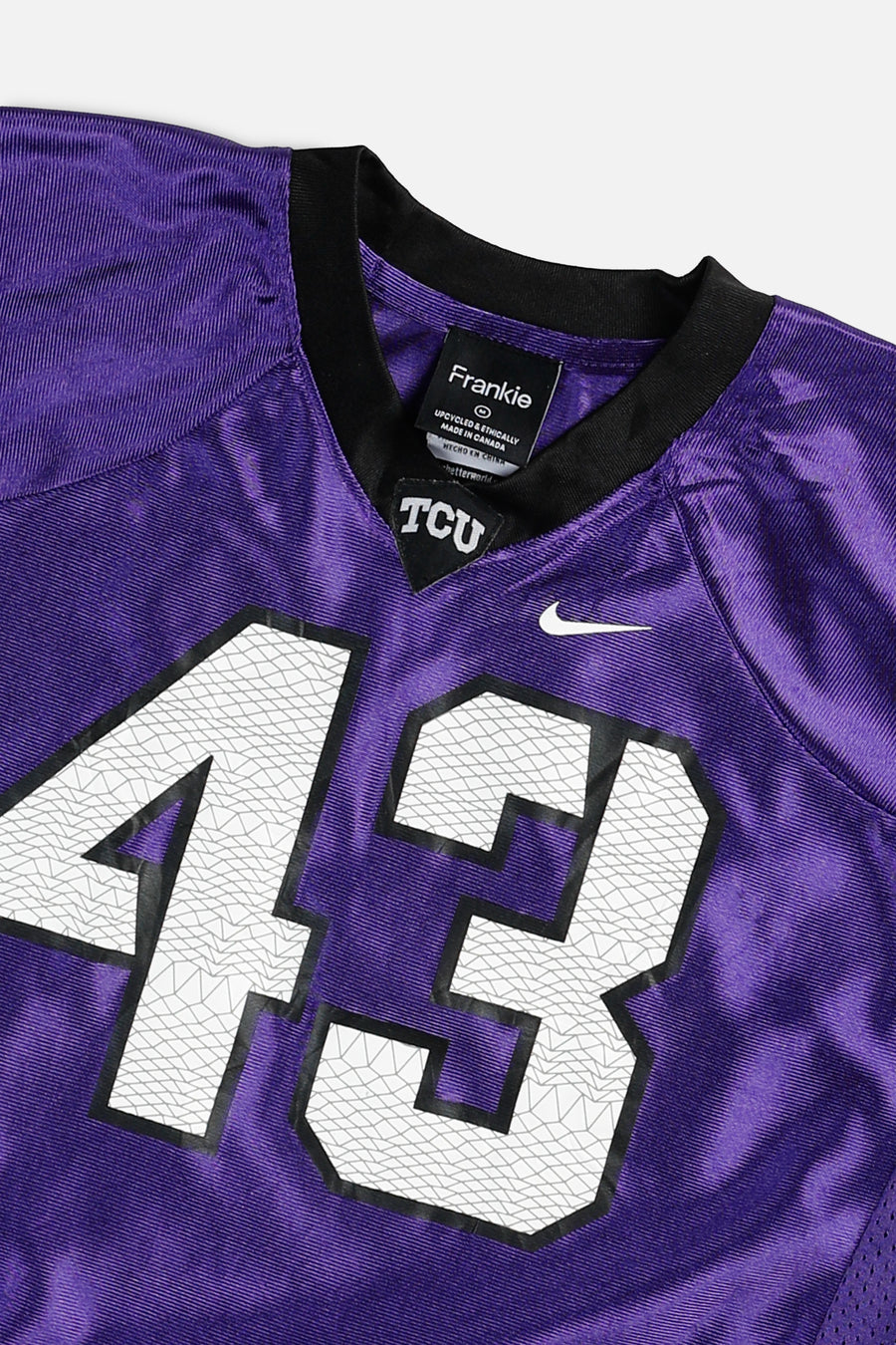 Rework Crop TCU Horned Frogs NCAA Jersey - M