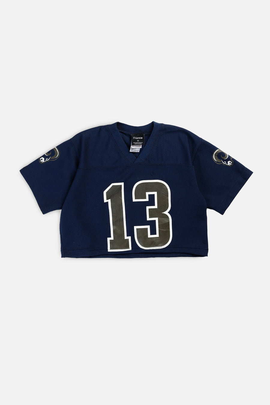 Rework Crop LA Rams NFL Jersey - XS