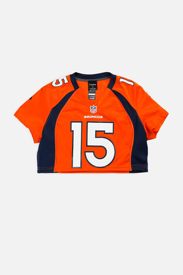 Rework Crop Denver Broncos NFL Jersey - M