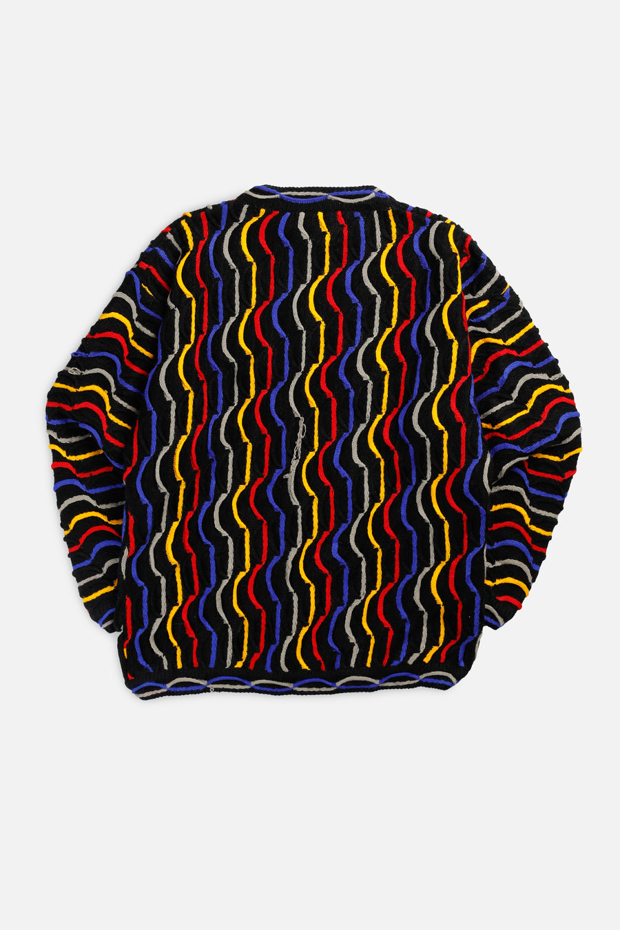 Vintage Coogi Style Knit Sweater - M