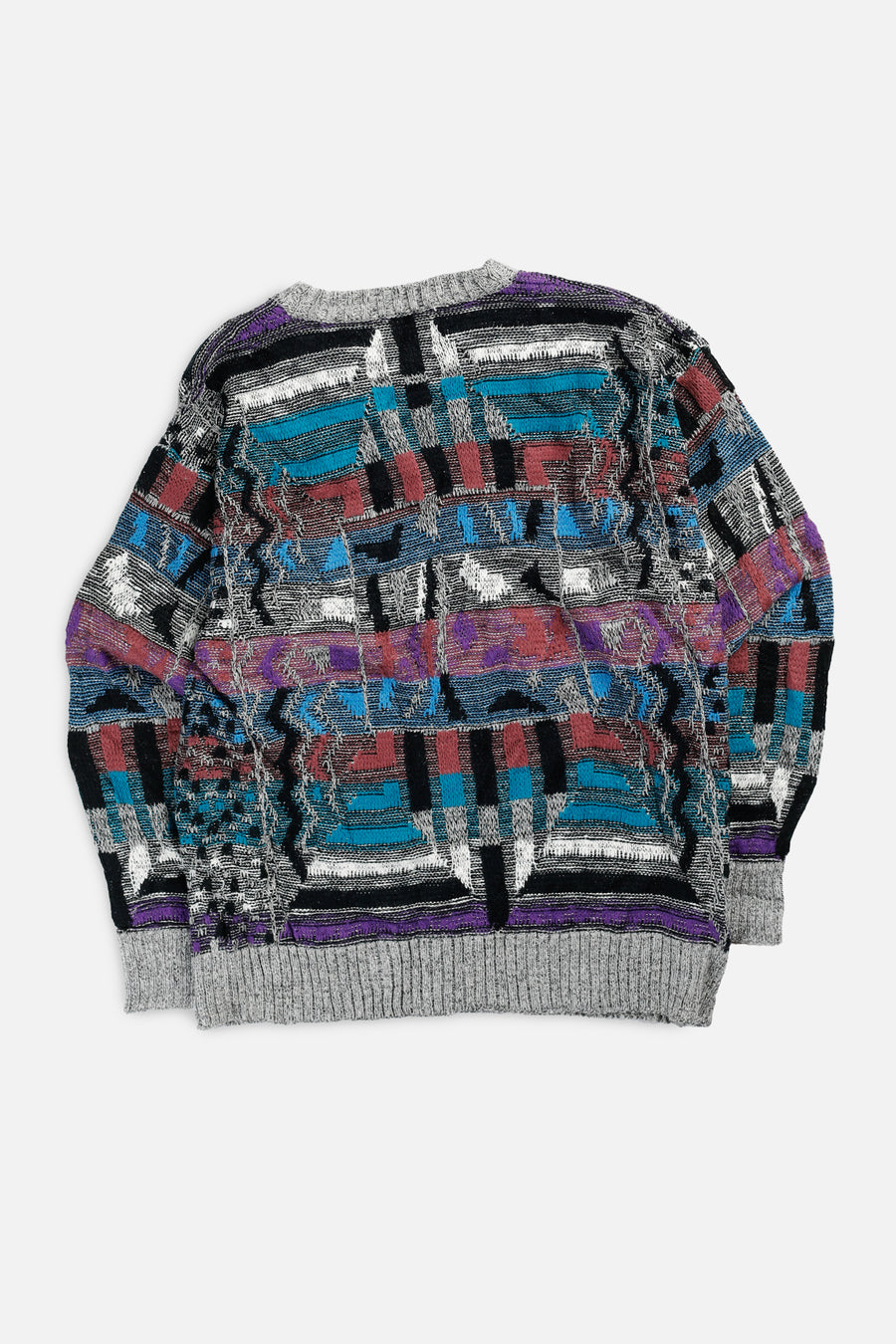 Vintage Coogi Style Knit Sweater - M