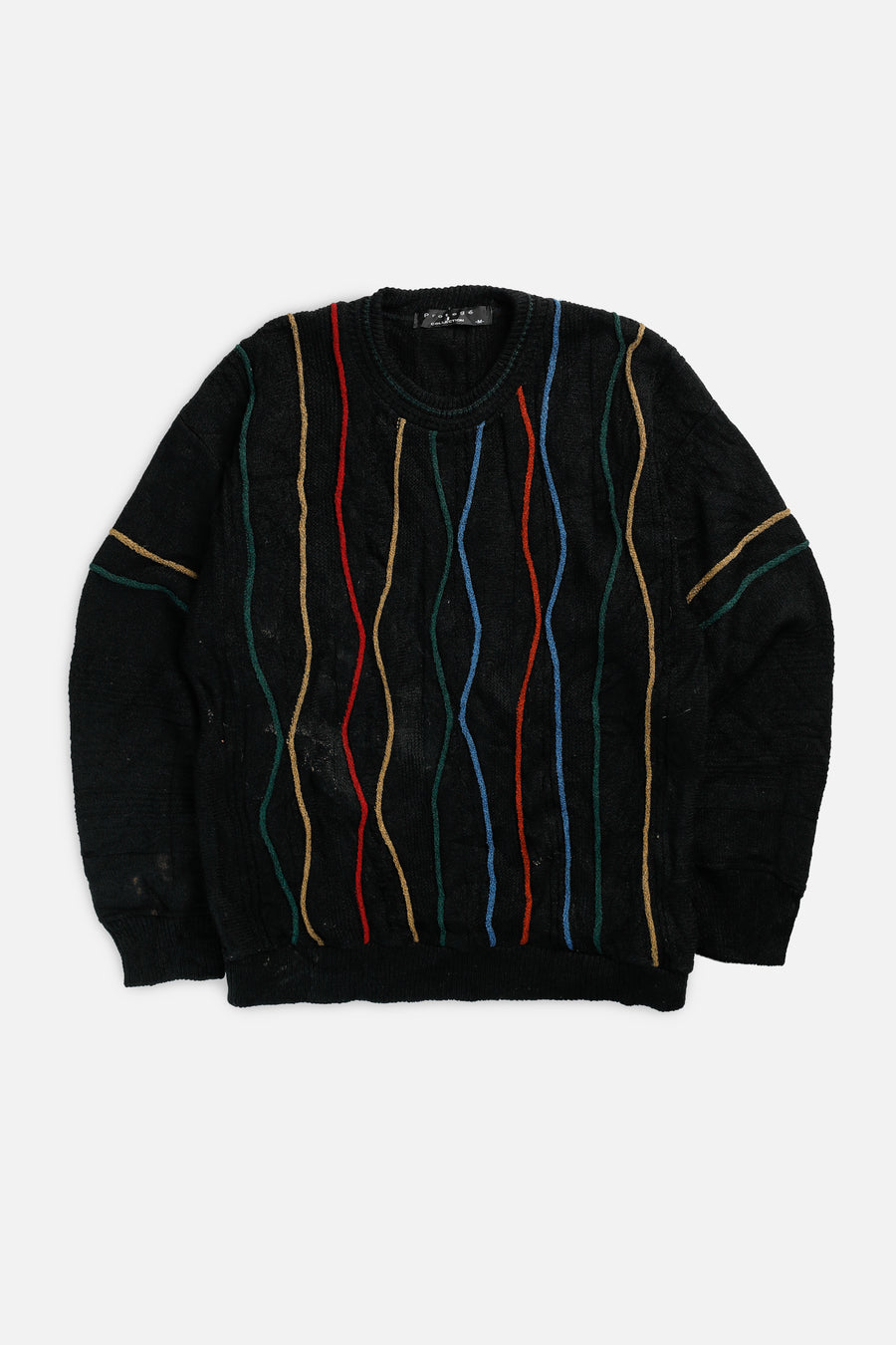 Vintage Coogi Style Knit Sweater - M