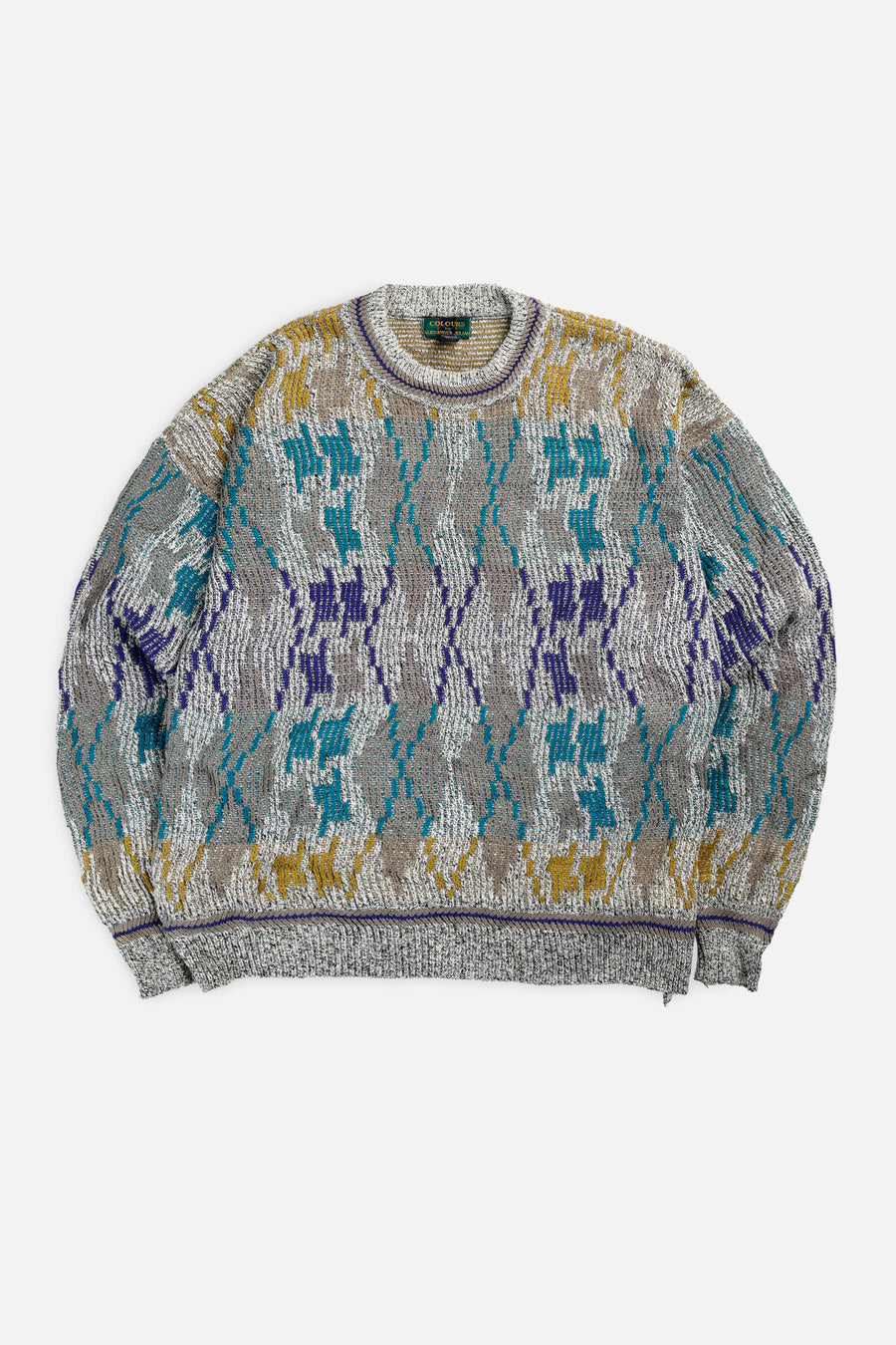 Vintage Coogi Style Knit Sweater - XL