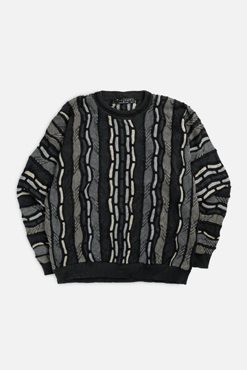 Vintage Coogi Style Knit Sweater - XL