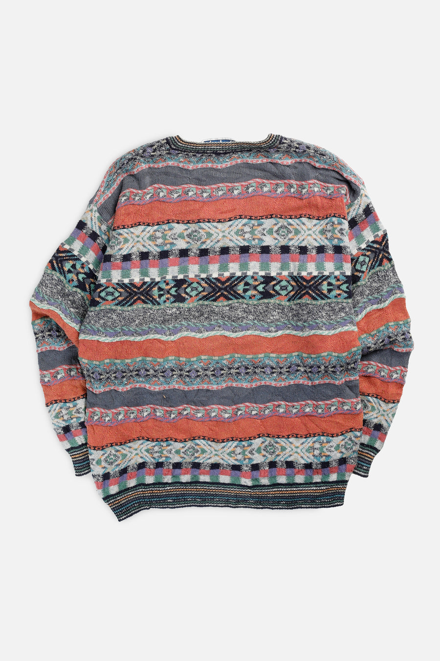 Vintage Coogi Style Knit Sweater - L