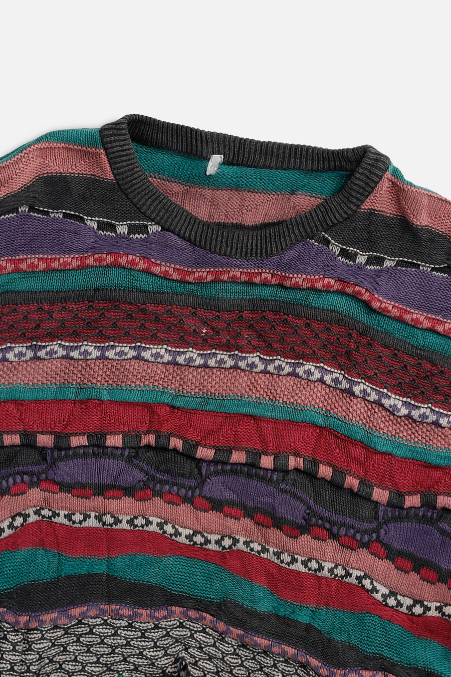 Vintage Coogi Style Knit Sweater - L