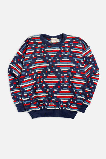 Vintage Coogi Style Knit Sweater - L