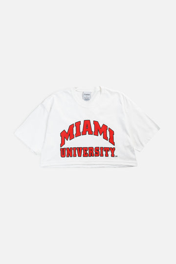 Rework Miami University Crop Tee - M