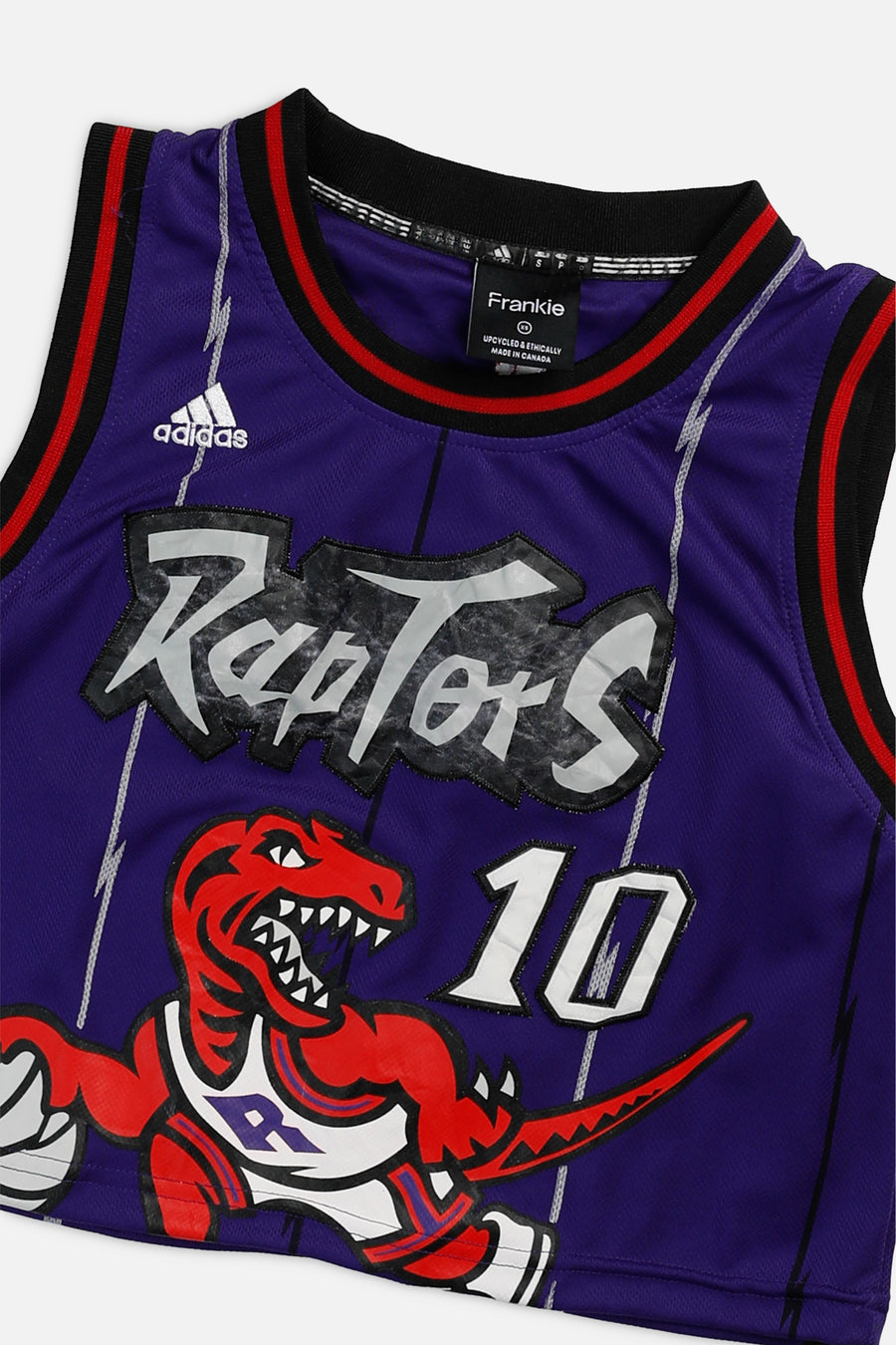 Rework Toronto Raptors NBA Crop Jersey - XS