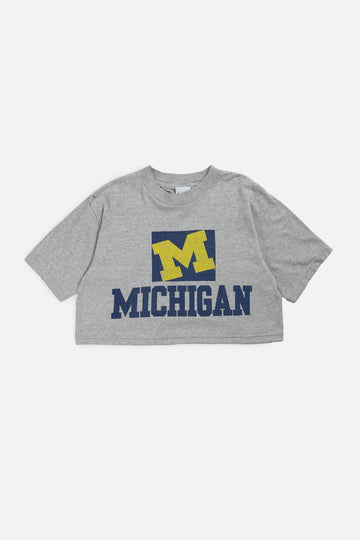 Rework Michigan NCAA Crop Tee - M