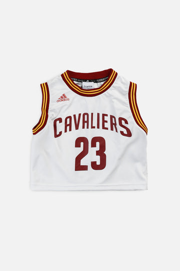 Rework Cleveland Cavaliers NBA Crop Jersey - XS