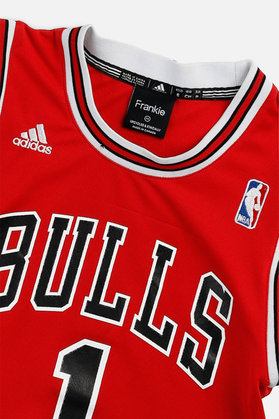 Rework Chicago Bulls NBA Crop Jersey - XS