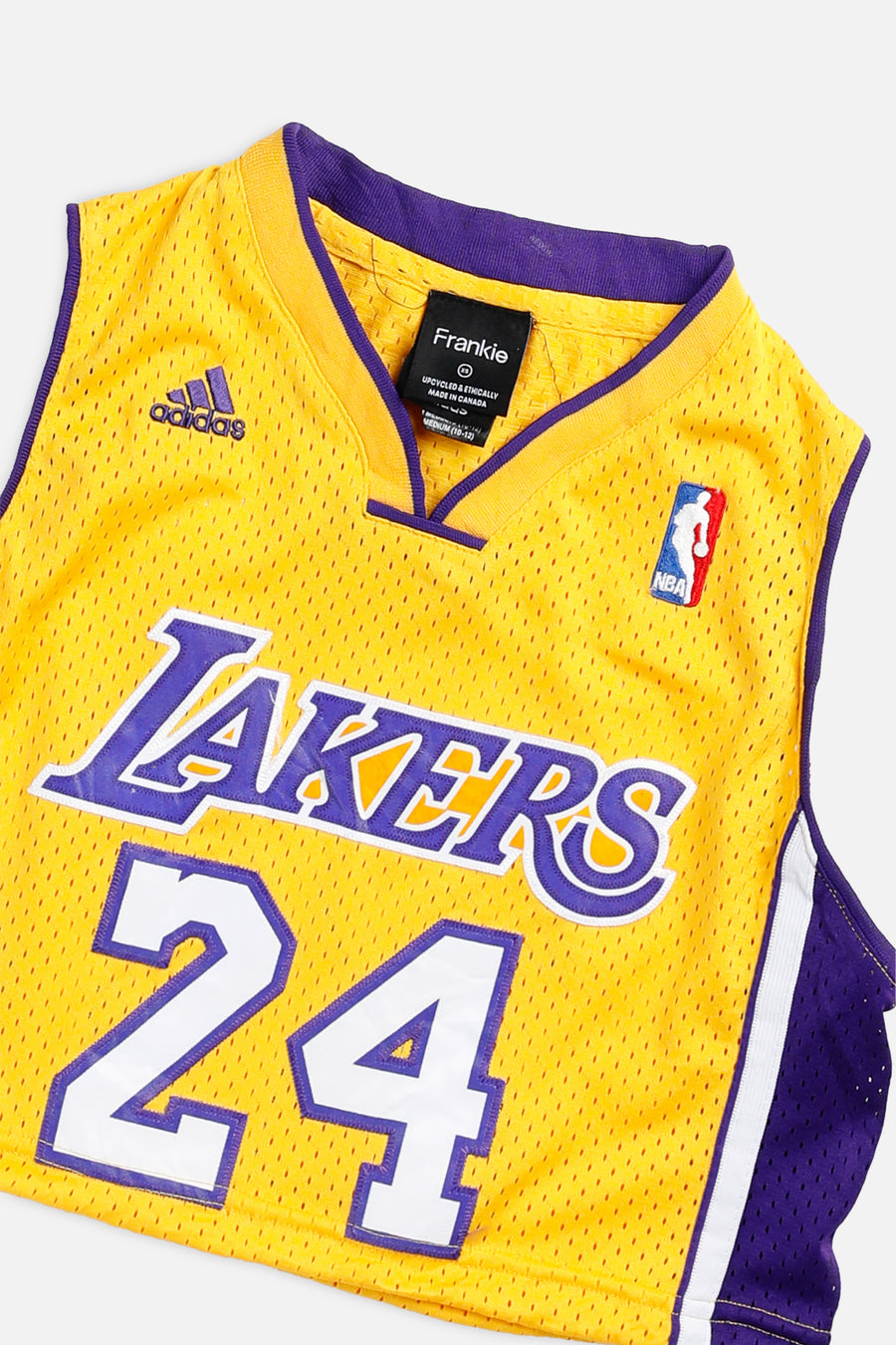 Rework LA Lakers NBA Crop Jersey - XS