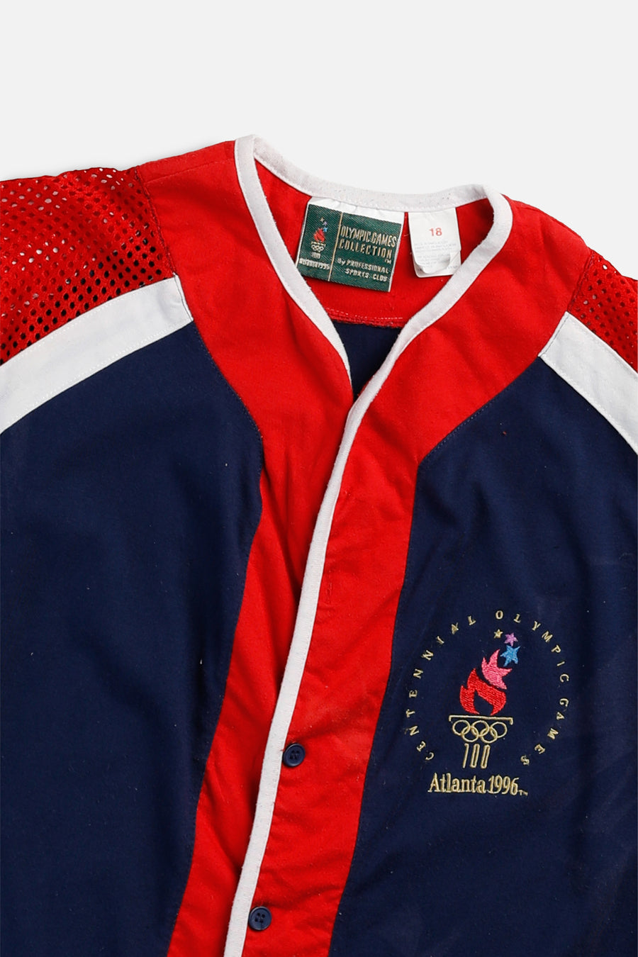 Vintage 1996 Olympics Baseball Jersey - Women's S