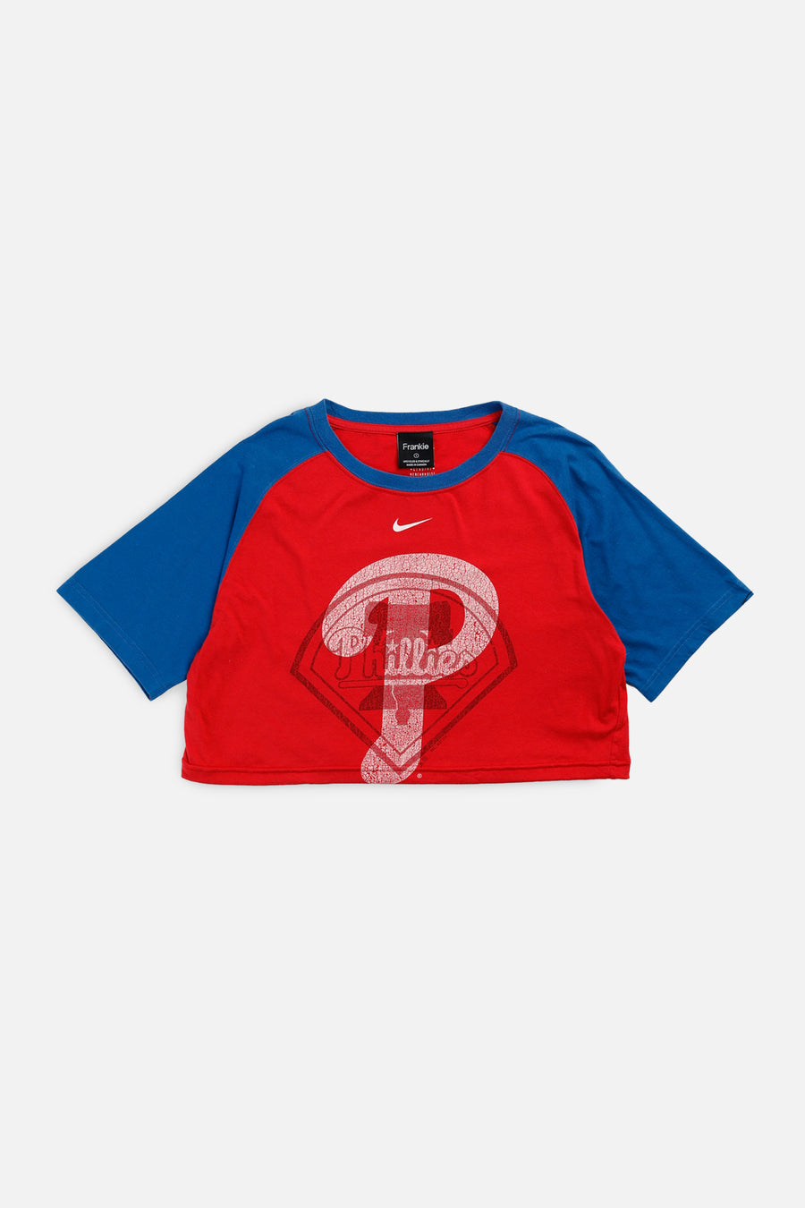 Rework Philadelphia Phillies MLB Crop Tee - S