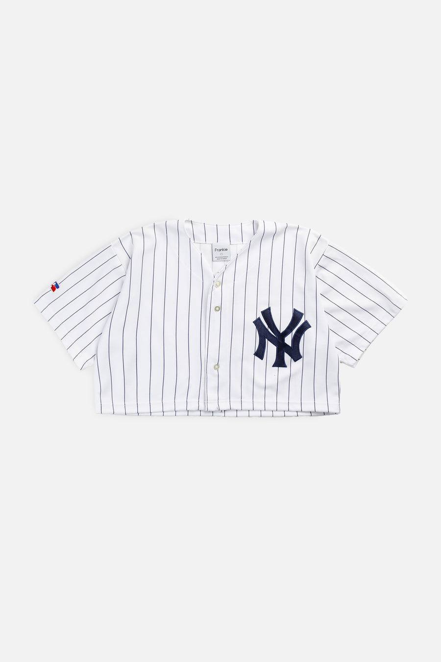 Rework Crop NY Yankees MLB Jersey - L