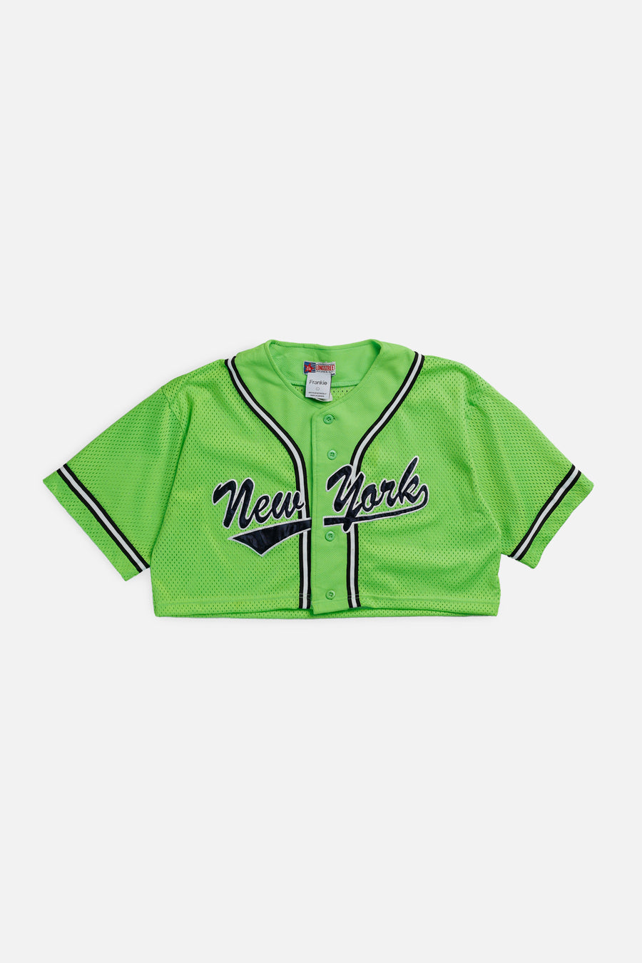 Rework Crop NY Yankees MLB Jersey - L