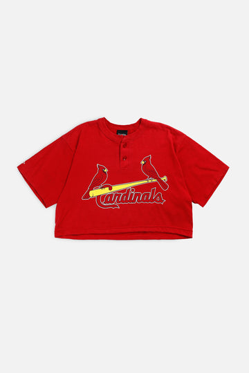 Rework St. Louis Cardinals MLB Crop Tee - M