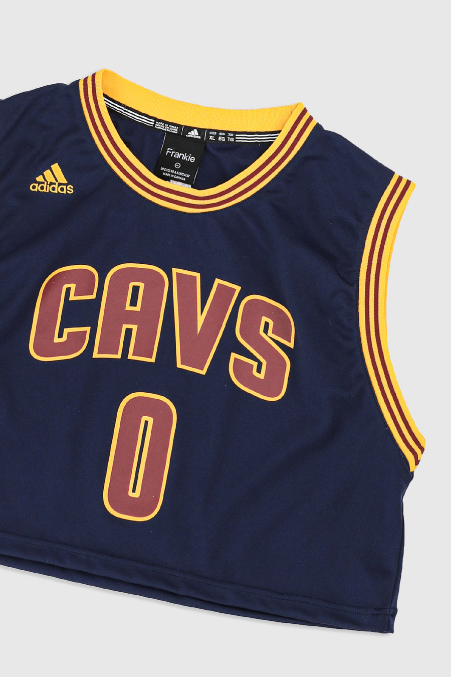 Rework Cleveland Cavaliers Crop Jersey - XL