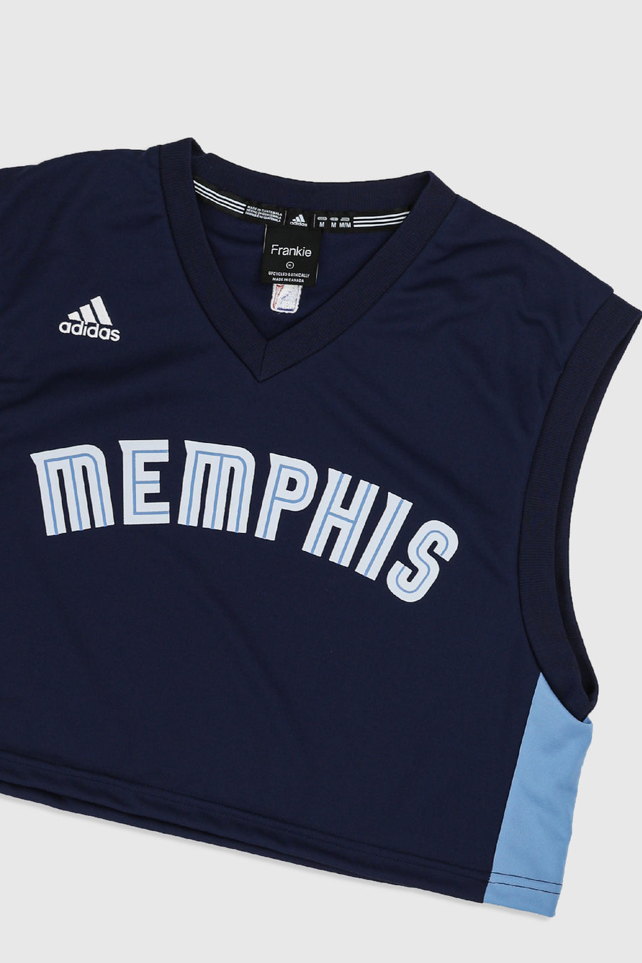 Rework Memphis Grizzlies Crop Jersey - L, XL