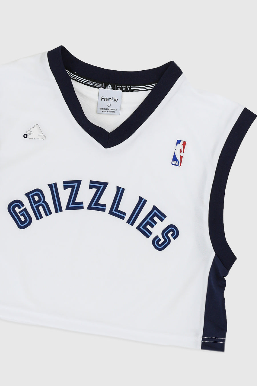 Rework Memphis Grizzlies Crop Jersey - L, XL