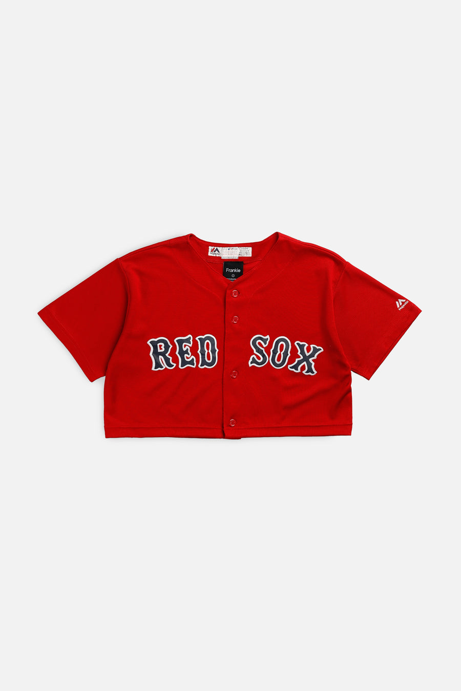 Rework Crop Boston Red Sox MLB Jersey - S