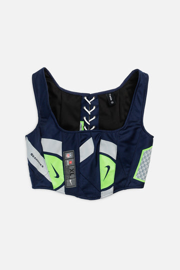 Rework Seattle Seahawks NFL Corset - XS