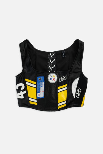 Rework Pittsburgh Steelers NFL Corset - L