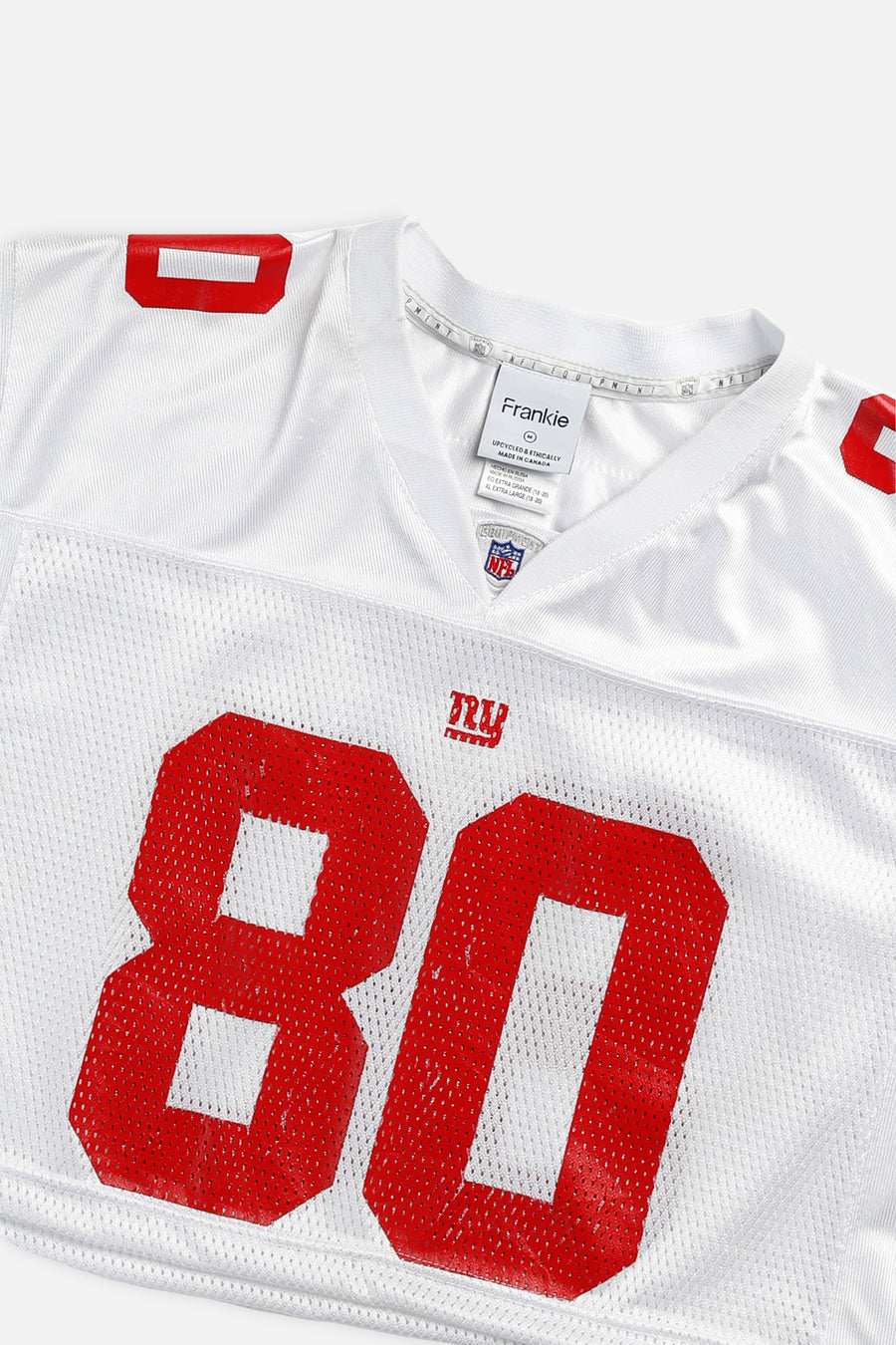 Rework Crop NY Giants NFL Jersey - M