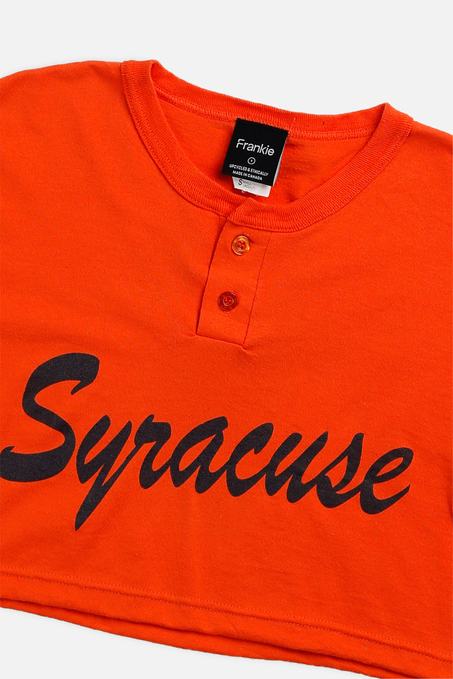 Rework Crop Syracuse Orangemen NCAA Tee - S