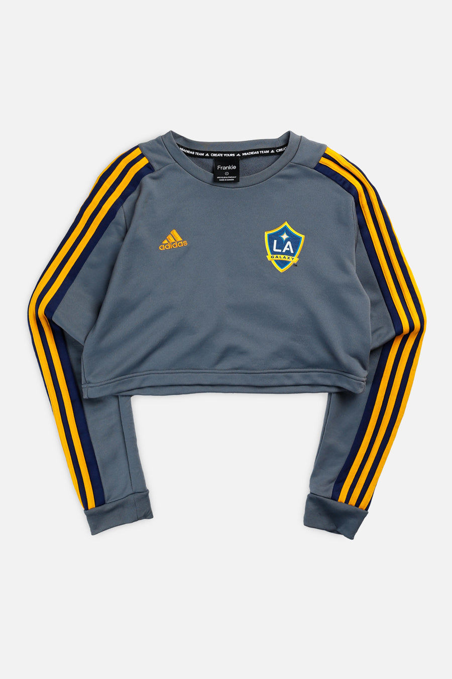 Rework Crop LA Galaxy Soccer Long Sleeve Jersey - S