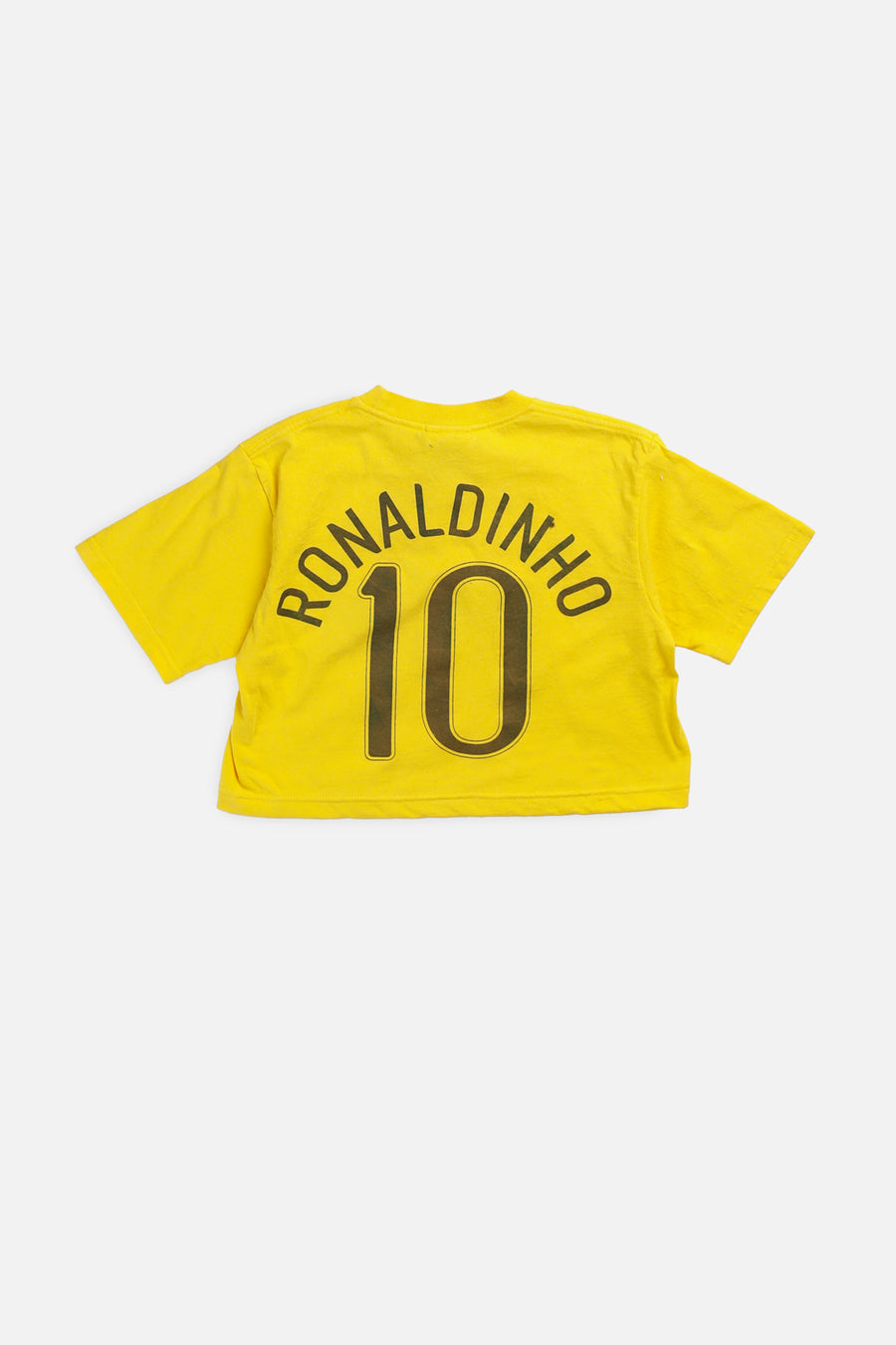 Rework Crop Brazil Soccer Tee - XS