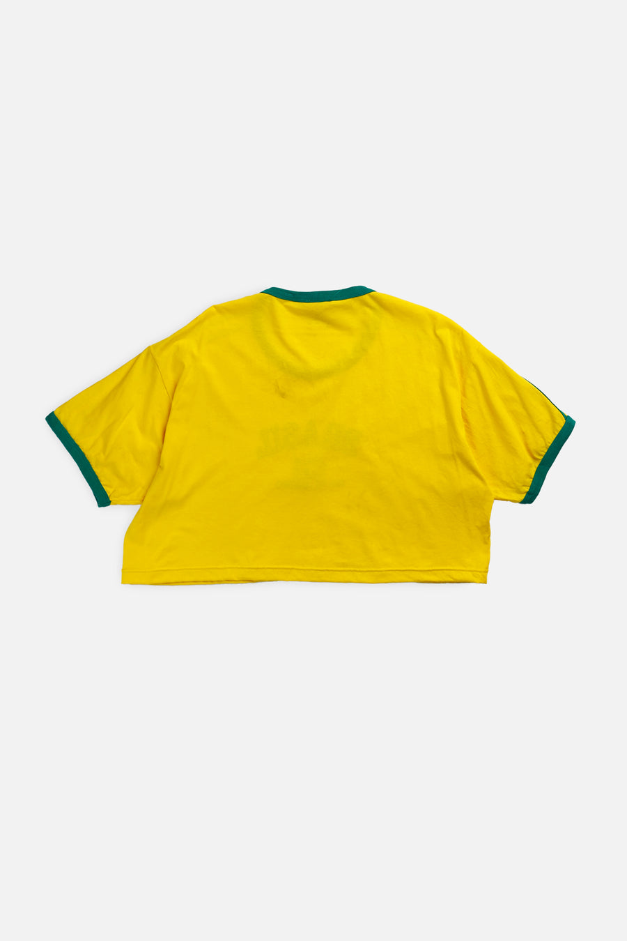 Rework Crop Brazil Soccer Tee - XL